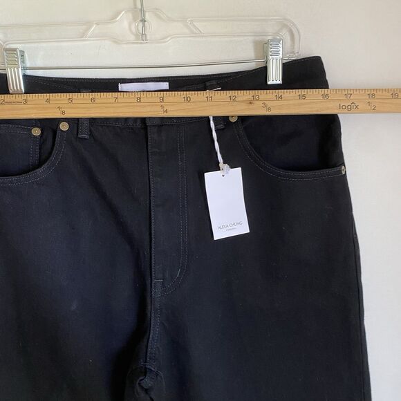 Madewell The Alexa Dream Jean Women's 29 Black Straight High Rise Relaxed $139 - Picture 4 of 11